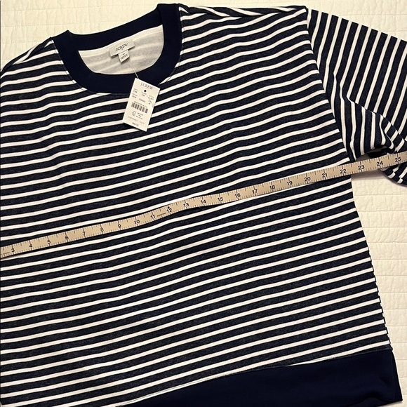 J.Crew NWT Striped Pullover Sweatshirt - Picture 7 of 8